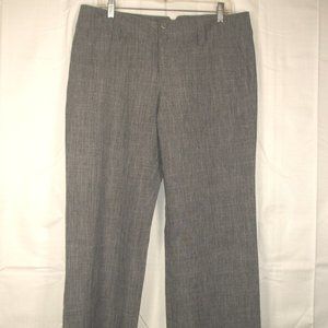 Patagonia Water Girl Women’s Wide Leg Grey Slacks Dress Pants Size 12 Waist 36